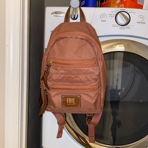 Mini frye backpack
